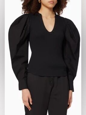 Ulla Johnson Puff Sleeve Top size S